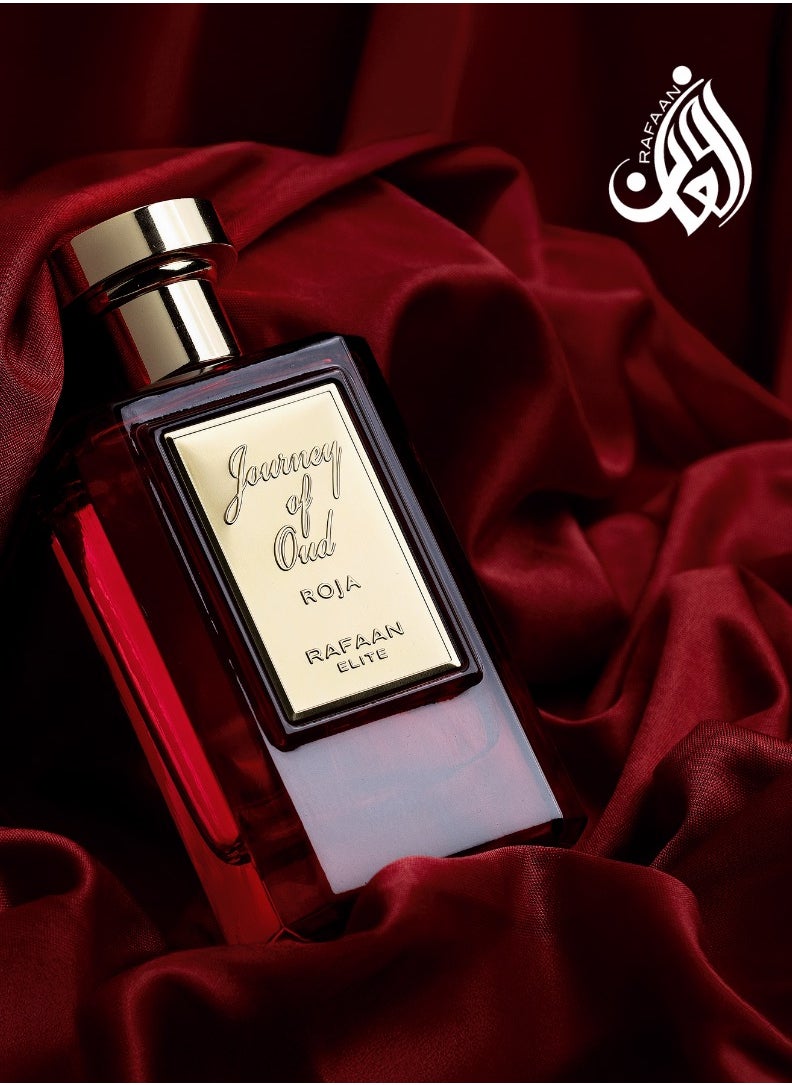 Journey Of Oud Rafaan Elite Collection Roja By La Parfum Galleria Eau De Parfum 100ML– Women's Luxury Fragrance with Raspberry, Rose, and Vanilla Notes