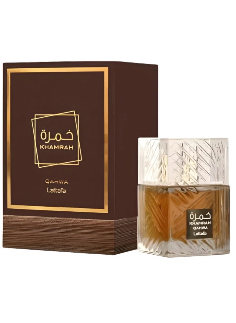 ☕ Lattafa Unisex Khamrah Qahwa EDP Spray 3.4 oz – A Sensory Coffee Experience