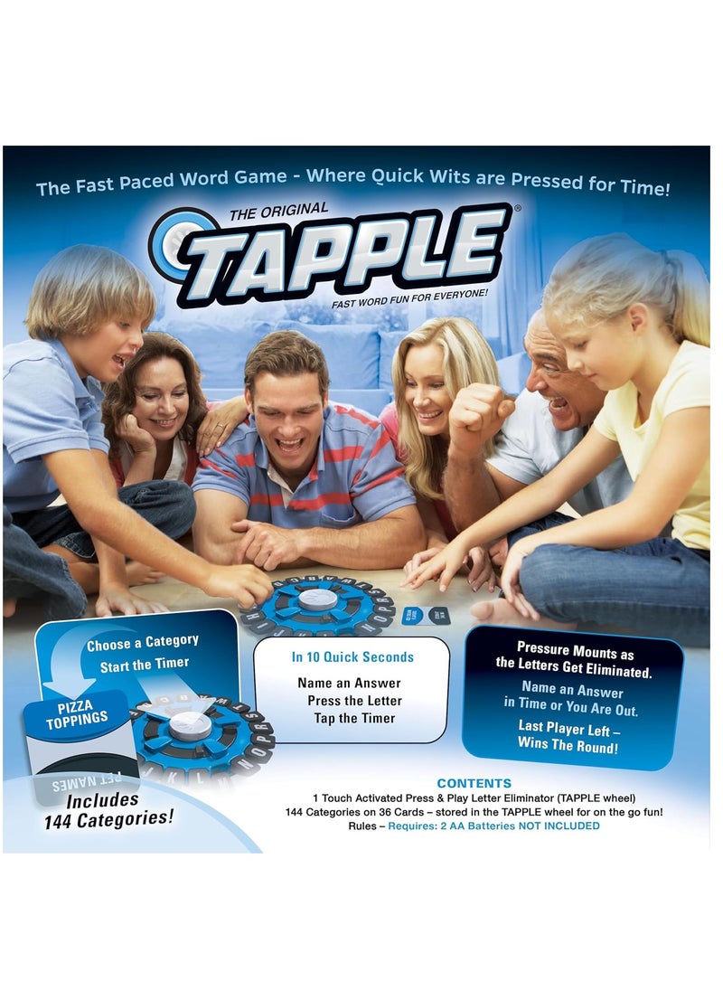 Tapple Word Game, Fast-Paced Family Board Game for Adults and Kids