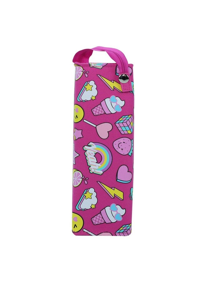 Smily Kiddos | Smily Tray Pencil case (Pink)| Kids Pencil Box | School Pencil Box | Pencil Case for Kids | Kids Pencil Case | Purple Pencil Case