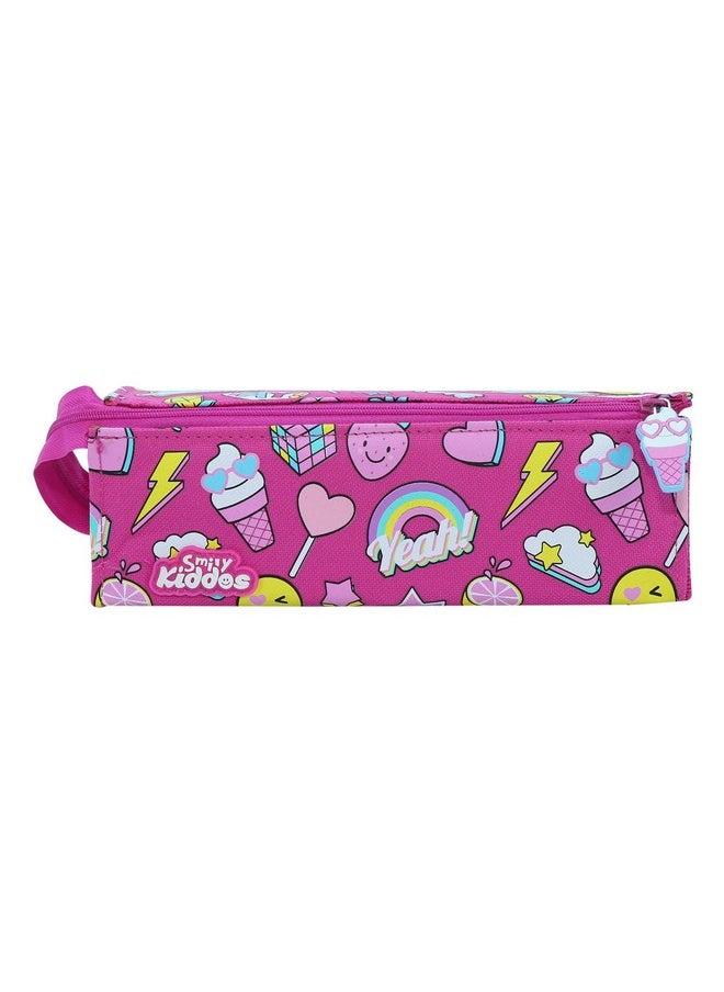 Smily Kiddos | Smily Tray Pencil case (Pink)| Kids Pencil Box | School Pencil Box | Pencil Case for Kids | Kids Pencil Case | Purple Pencil Case