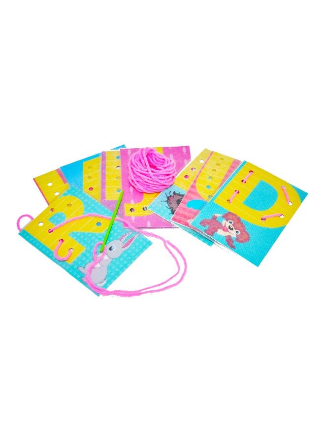 123-Piece Lacing Card Set