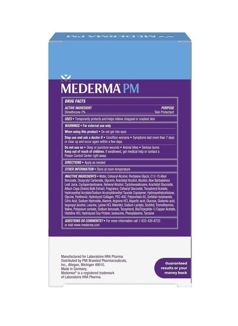 PM Intensive Overnight Scar Cream Works with Skins Nighttime Regenerative Activity Clinically Shown to Make Scars Smaller and Less Visible 28g