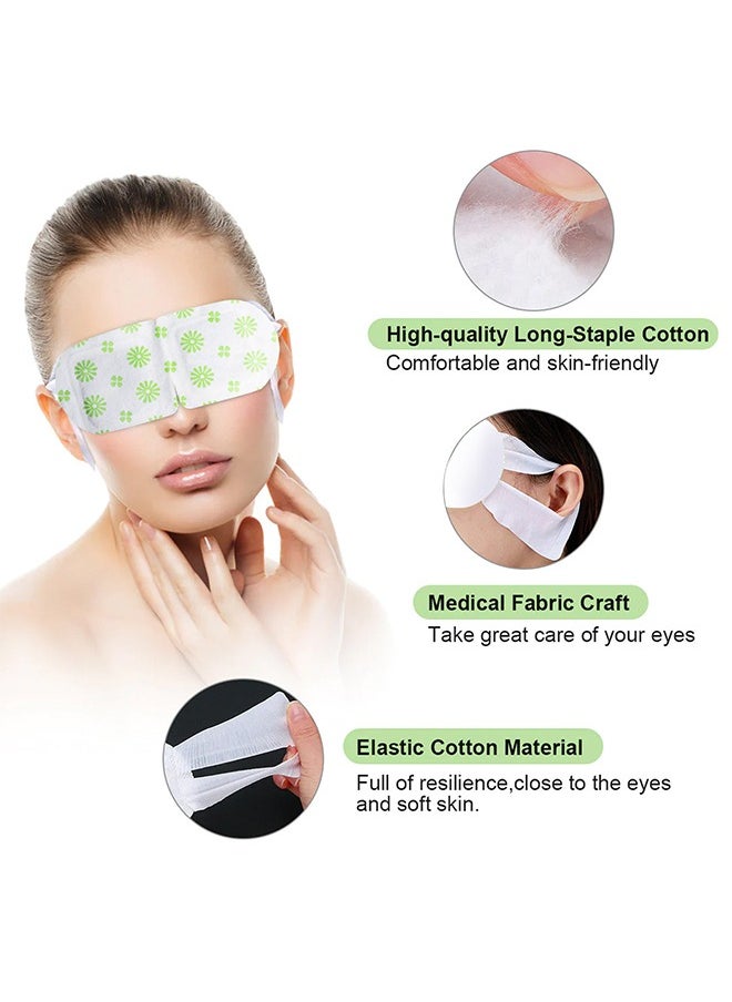 Herbal Steam Eye Masks -for Dark Circles and Puffiness Disposable Soothing Headache Relief Dry Eyes, Stress Relief Relief Eye Fatigue Steam Eye Mask 5 Pcs