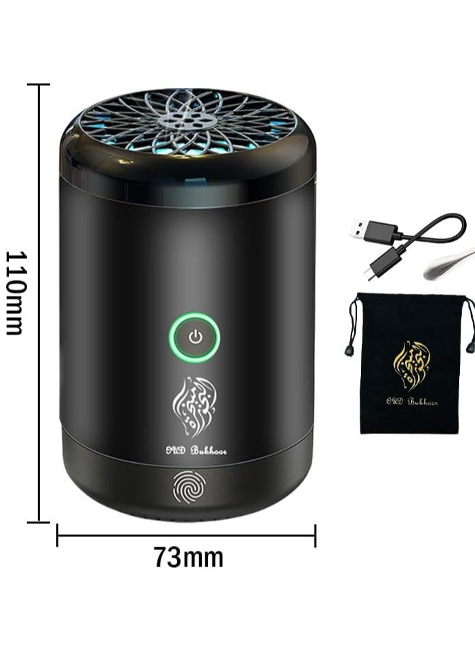 Electric Incense Burner, USB Rechargeable Arabian Electronic Bakhoor Incense Burner, Portable Electric Incense, Car Electric Incense Burner