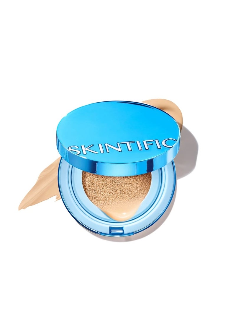 SKINTIFIC Complete Set: 5X Ceramide Hydration 30g with Velvet Matte Cushion Foundation 02 Ivory 11ml - Full Coverage and All-Day Skin Protection