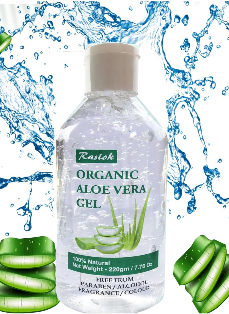 100 percent Pure Natural Aloe Gel For Moisturizing Face Skin and Hair Care Durable Moisturizing Hydrating Soothing Non Sticky