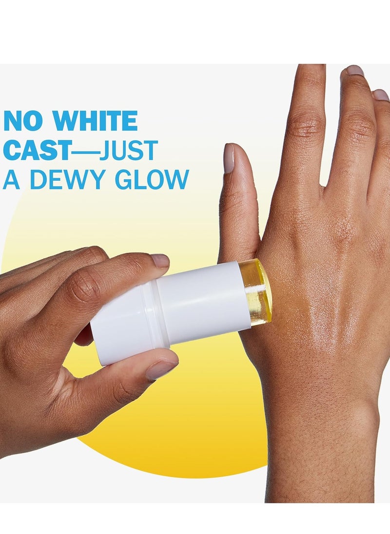 Olay Glow & Protect SPF 50 Face Sunscreen Stick, Fragrance Free, 0.5 OZ (14 G), Dewy Finish Sunscreen Stick with SPF 50 Broad Spectrum Sunblock for All Skin Types