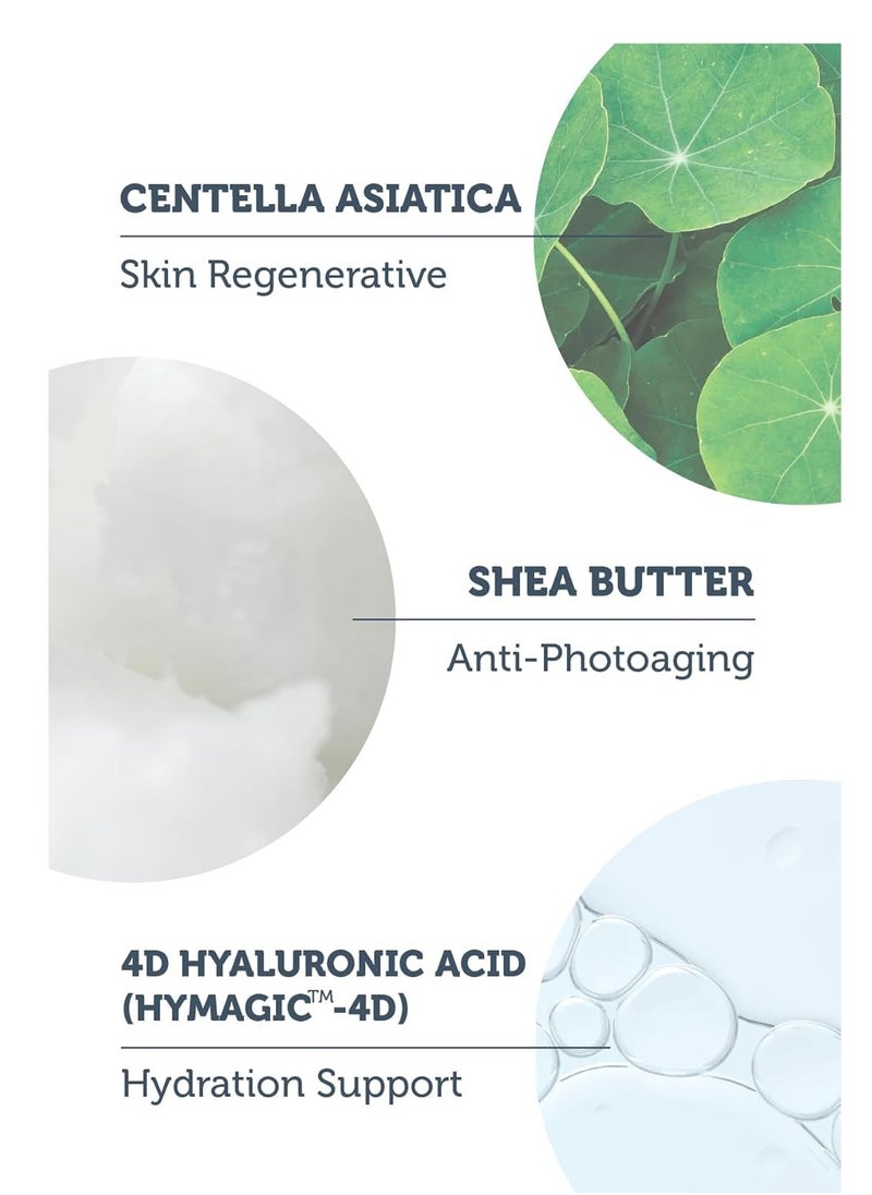 The Purest Solutions Invisible UV Protection (Daily Intensive Moisturizer SPF 50+) - Hyaluronic Acid & Shea Butter for Daily Hydration - Sunscreen - Anti-Aging Care - All Skin Types (1.69 fl. oz)