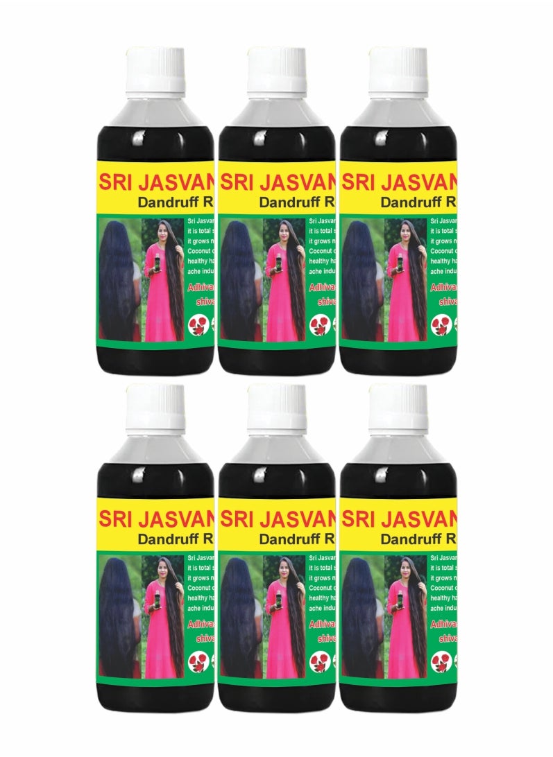 Adivasi Herbal Ayurvedic Hair Oil – Pure Care for Stronger Hair (200ml) Pack Of 6