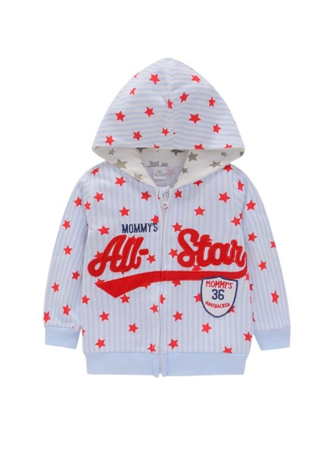 Bambimici All Star Print Hoodie - White