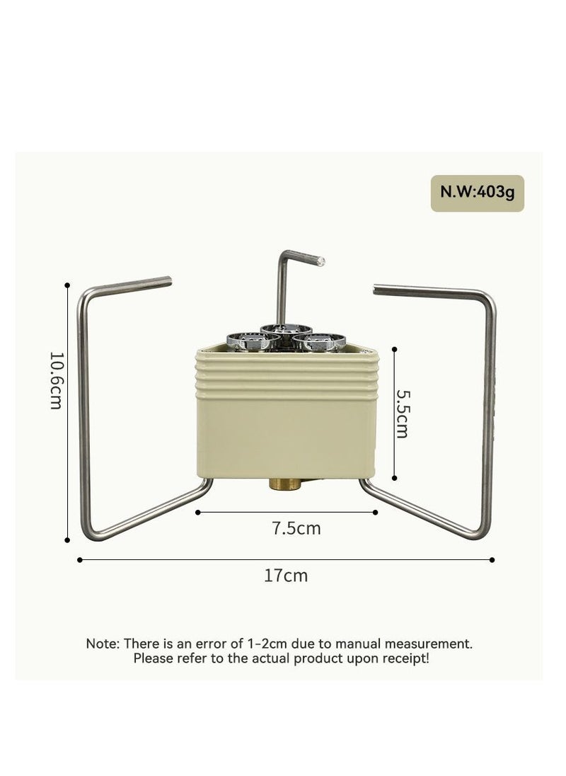 folding outdoor camping mini ce-certified three burners stove portable gas stove