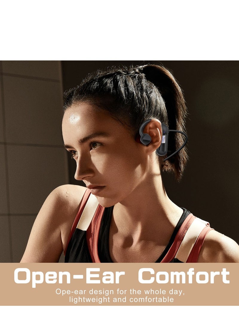 Bone Conduction Bluetooth Sports Headset for Outdoor 300mah Pink