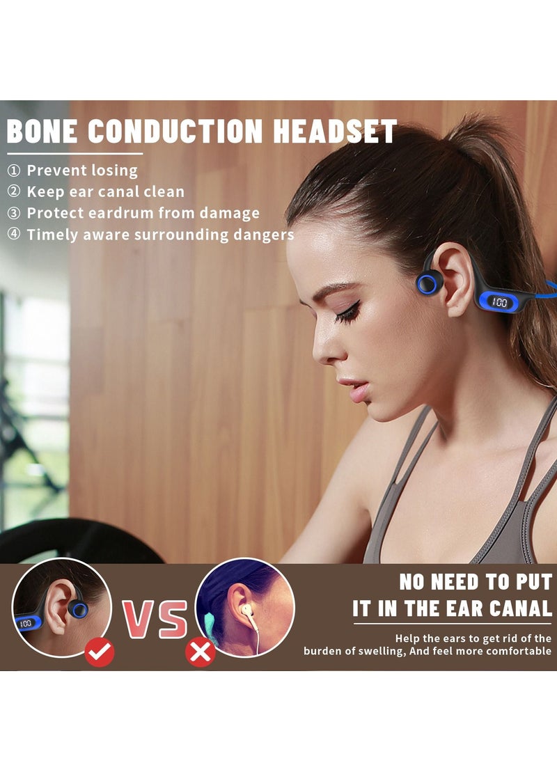 Bone Conduction Bluetooth Sports Headset for Outdoor 300mah Orange