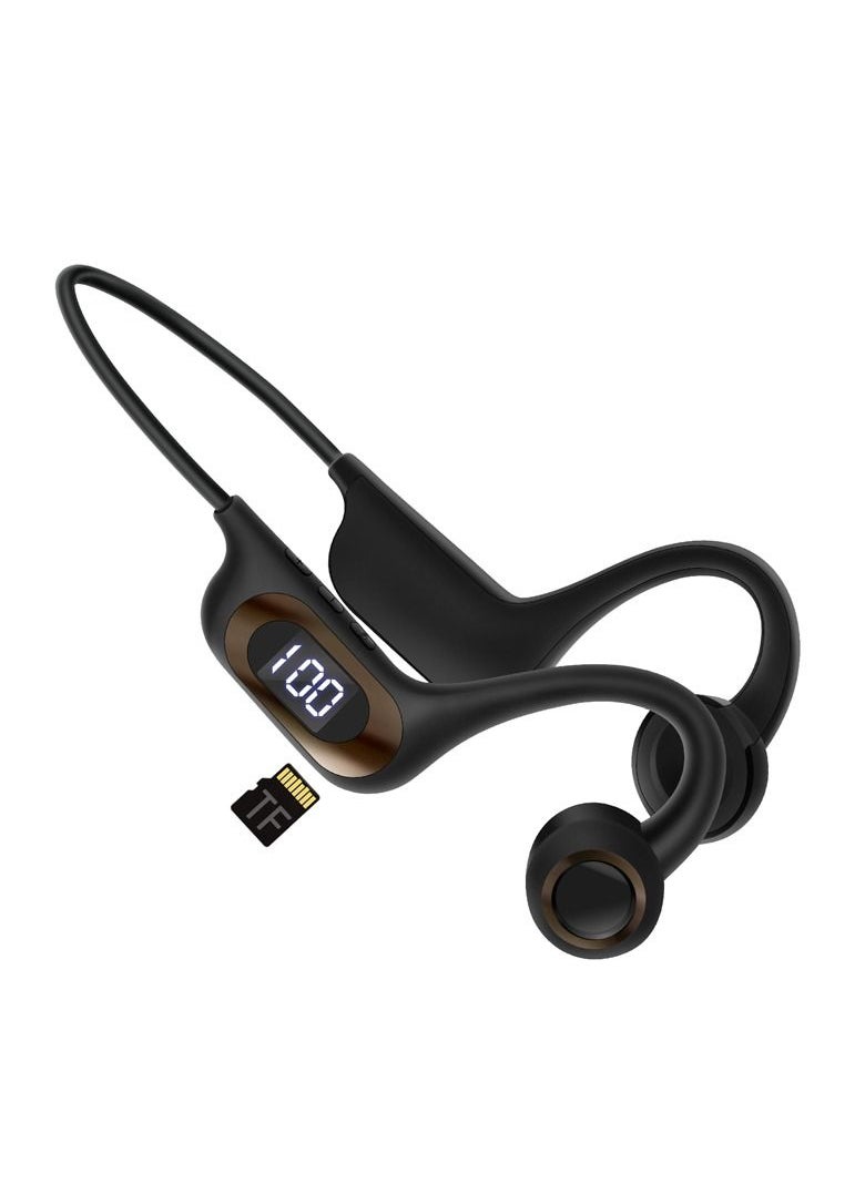 Bone Conduction Bluetooth Sports Headset for Outdoor 300mah Black
