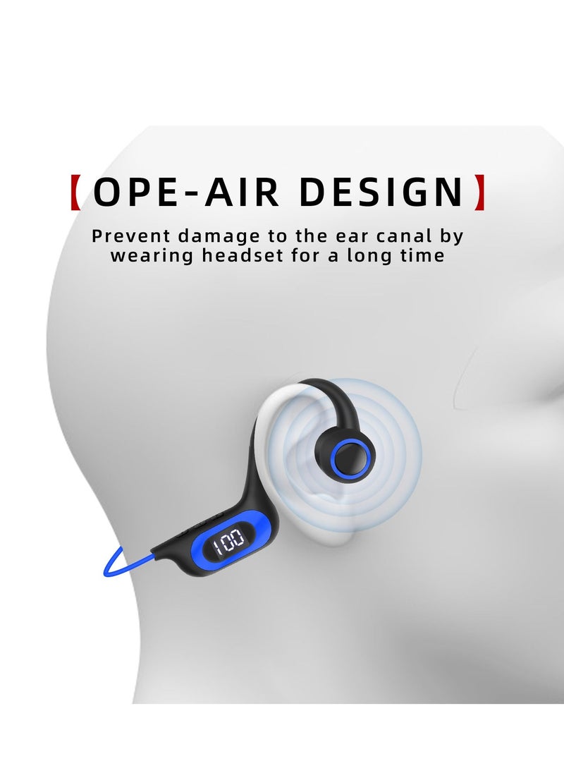 Bone Conduction Bluetooth Sports Headset for Outdoor 300mah Black