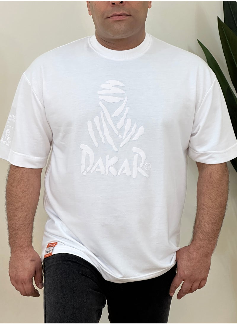 dakar t shirt cotton drop shoulder  over size big size