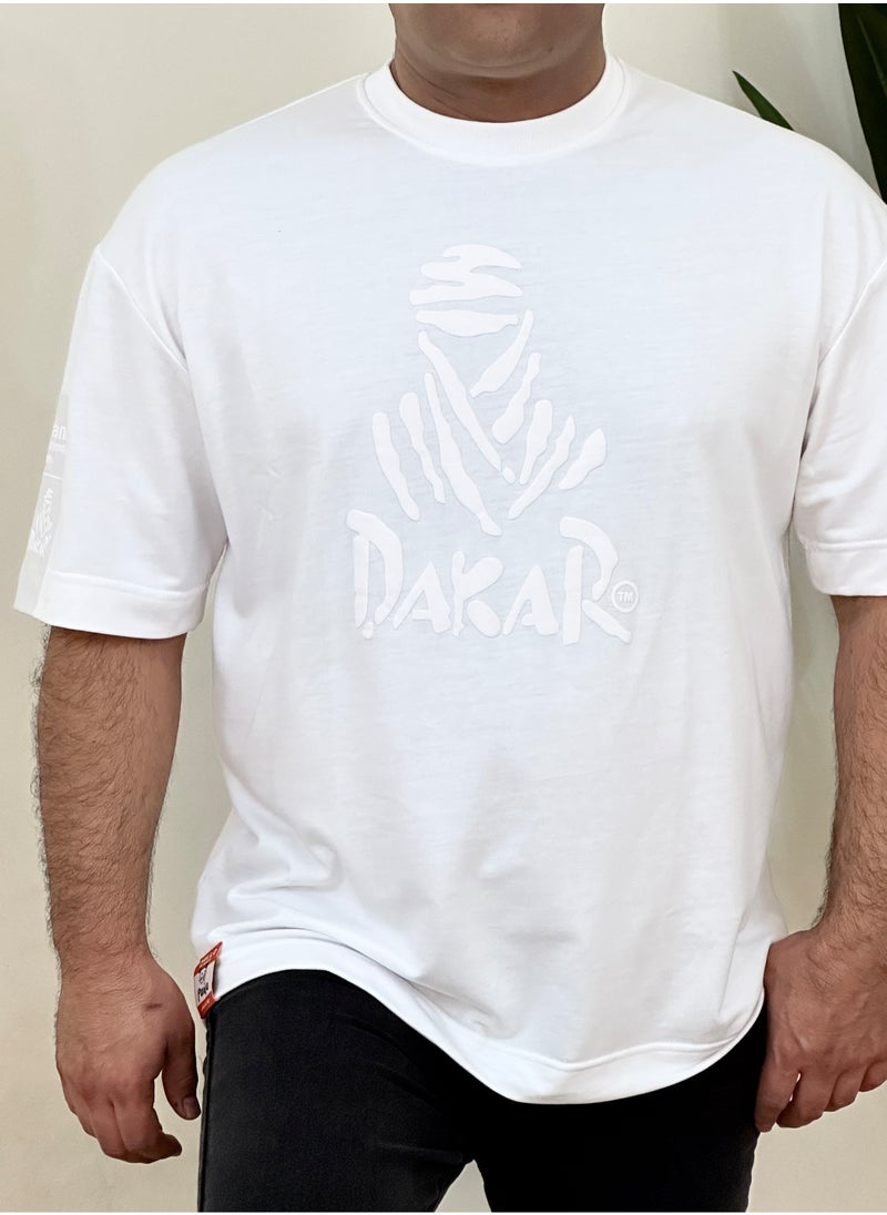 dakar t shirt cotton drop shoulder  over size big size