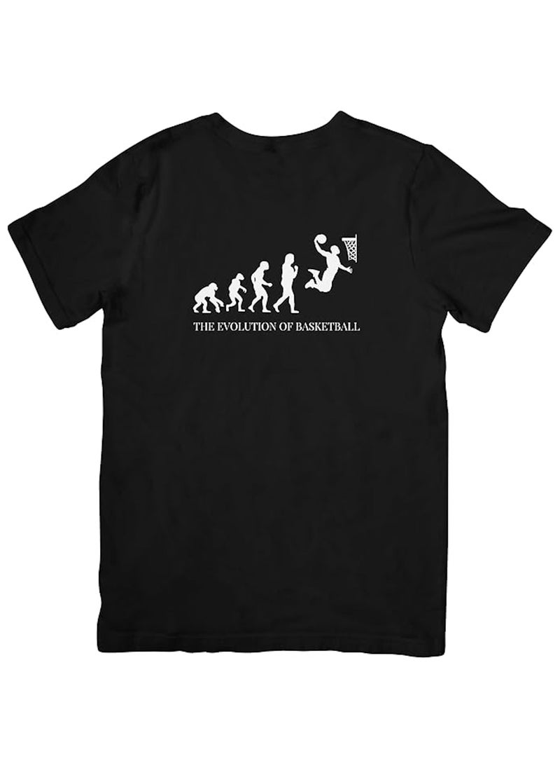 Unisex T-Shirt The Evolution of Basketball, Featuring Evolution Theory, Gift for Man, Woman