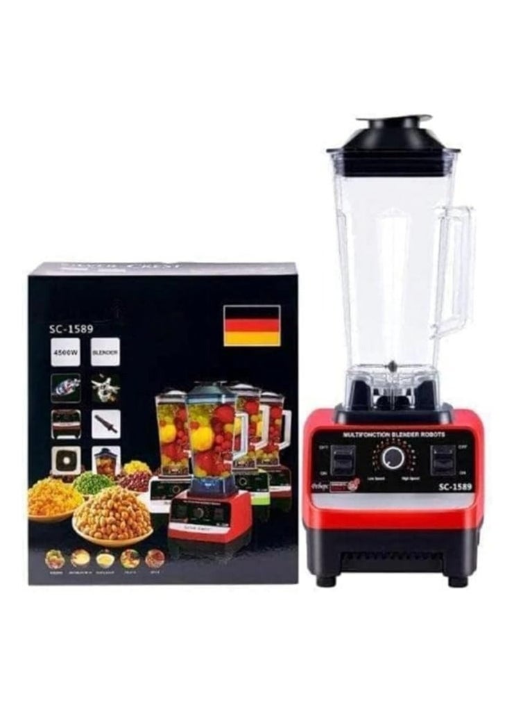 Silver Crust 4500W Heavy Duty Commercial Blender, 2-in-1 Juicer Mixer, 2 Jars, Dishwasher Safe