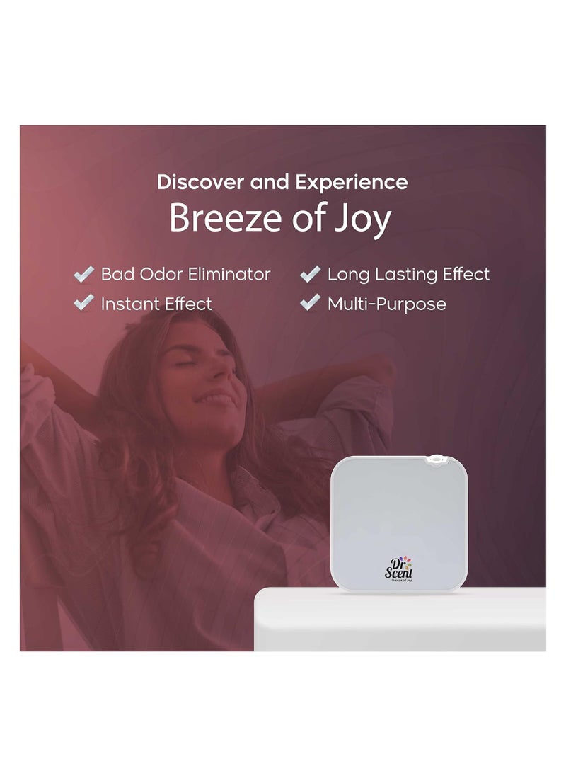 Dr Scent Breeze of Joy Essential Oil Diffuser Fragrance Machine Mini (White)