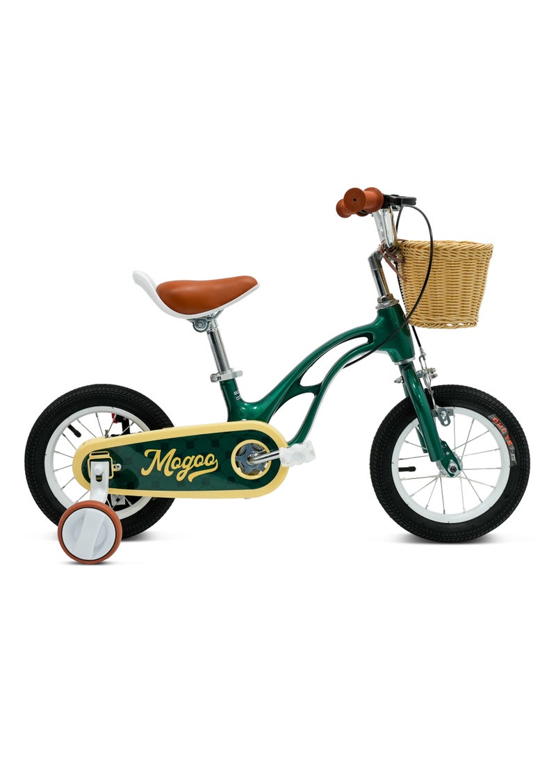 Mogoo - Flyer Magnesium Kids Bike - 12 Inch - Green