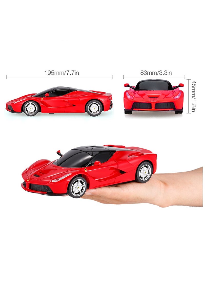 RC1:24 Scale Official Licensed Ferrari 458 Speciale A Electric Remote Control Sport Racing Hobby Toy Car, RC Car Model Vehicle Gift for Boys, Adults, Teens and Girls, - Red