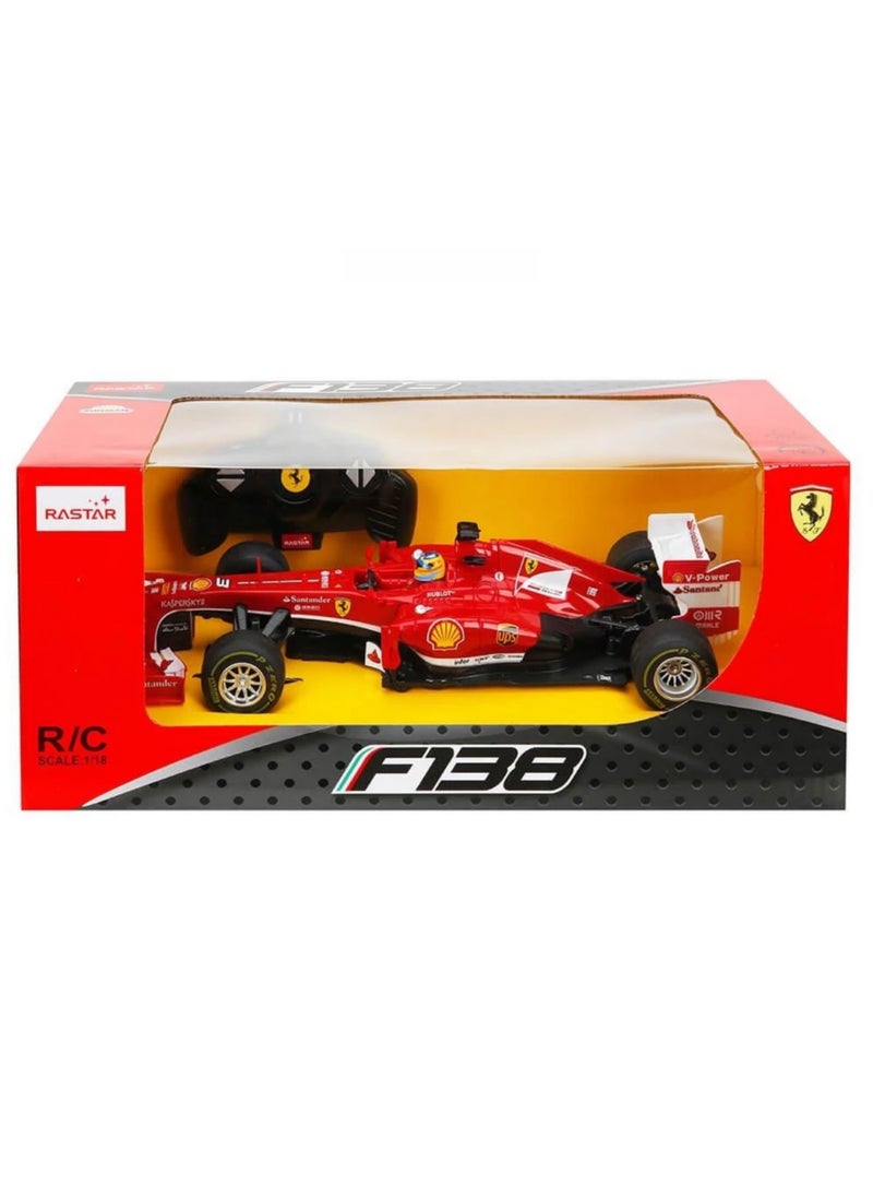 Ferrari F1 1:18 Scale Remote Control Car – High-Speed RC Formula 1 Racing Car, 40MHz Remote, 30m Range – Officially Licensed Ferrari Toy for Kids and Adults – Ferrari Red