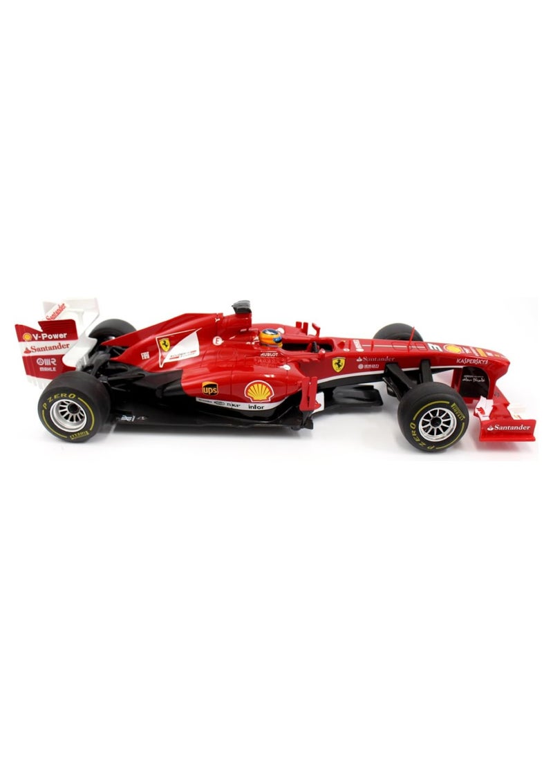 Ferrari F138 Formula One RC Car - Officially Licensed, 1:12 Scale, High Gloss Red, Full-Function Remote Control, Slick Tires, Kids & Collectors Toy