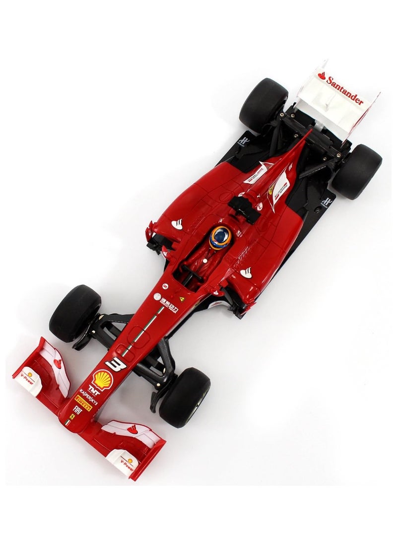 Ferrari F138 Formula One RC Car - Officially Licensed, 1:12 Scale, High Gloss Red, Full-Function Remote Control, Slick Tires, Kids & Collectors Toy