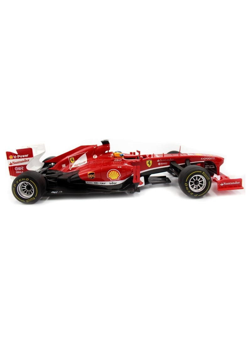 Ferrari F138 Formula One RC Car - Officially Licensed, 1:12 Scale, High Gloss Red, Full-Function Remote Control, Slick Tires, Kids & Collectors Toy