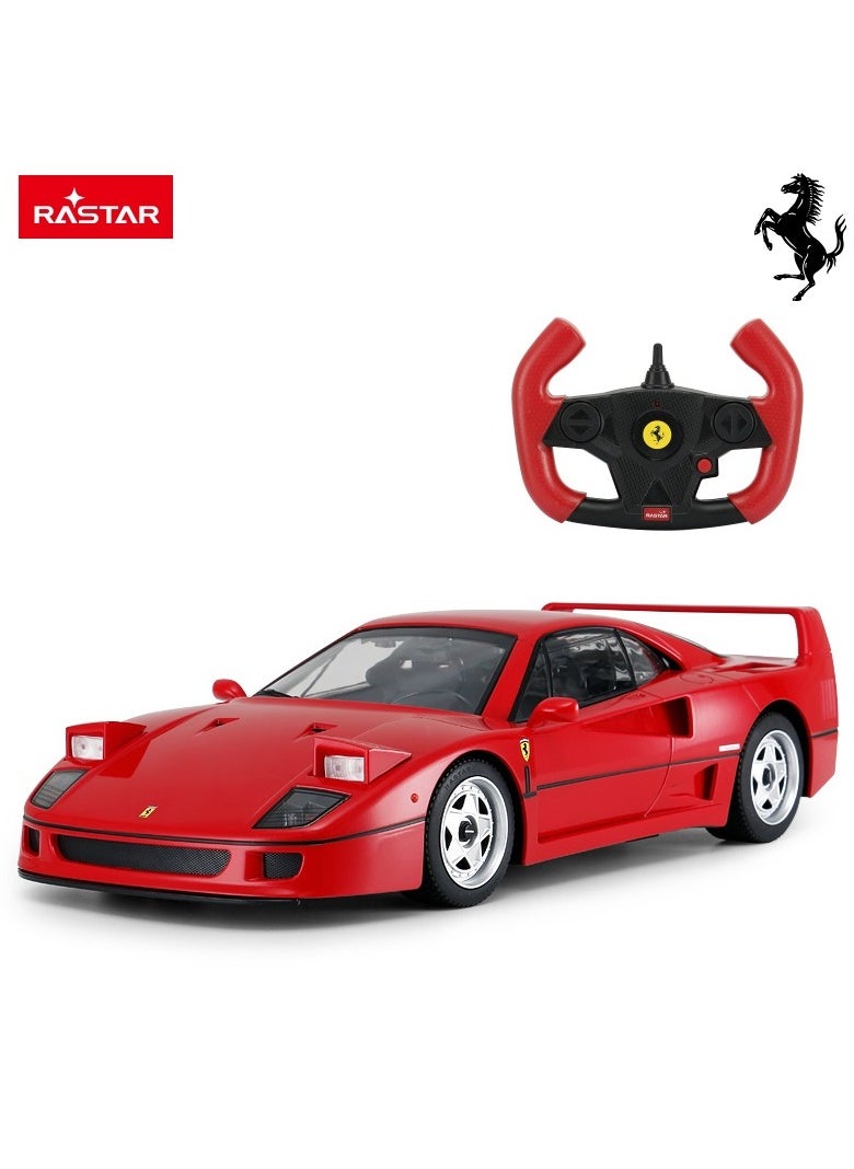 Remote Control 1:14 Ferrari F40 Plastic Remote Control Car Toy, Red