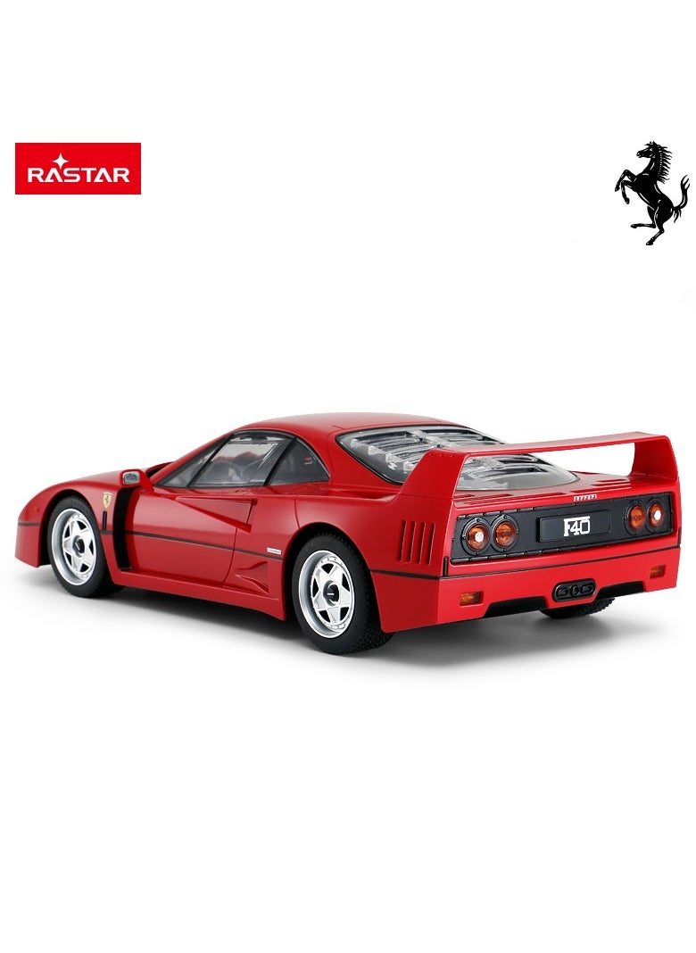 Remote Control 1:14 Ferrari F40 Plastic Remote Control Car Toy, Red