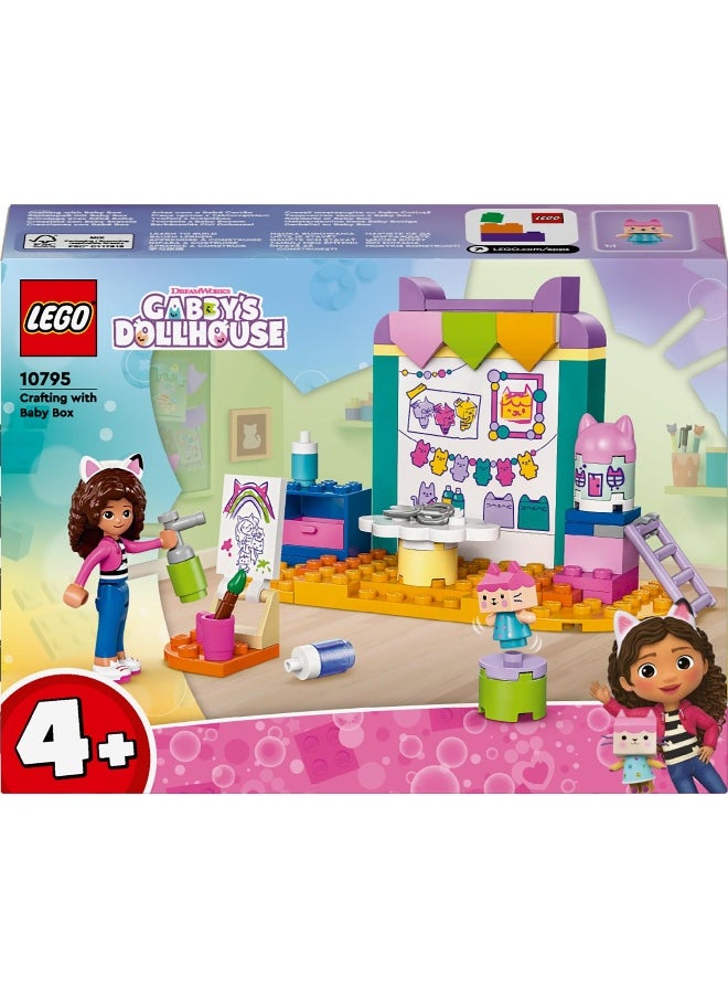 4+ Gabby’S Dollhouse Crafting With Baby Box Toy 10795 Building Toy Set (60 Pieces)