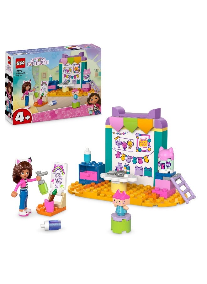 4+ Gabby’S Dollhouse Crafting With Baby Box Toy 10795 Building Toy Set (60 Pieces)