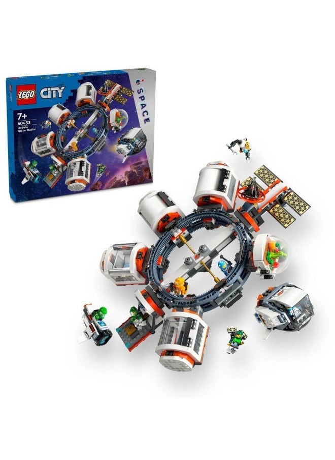 City Modular Space Station 60433 Building Toy Set (1097 Pieces)