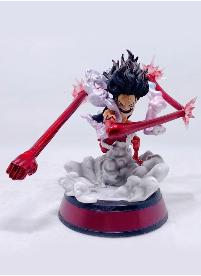 One piece Snake Man Luffy Action Figure Decorative Resin Sculpture Home Decor Statue, Art Figurine Home Ornament Decoration for Office, Living Room, Bedroom, Book Shelf, TV Cabinet, Desktop