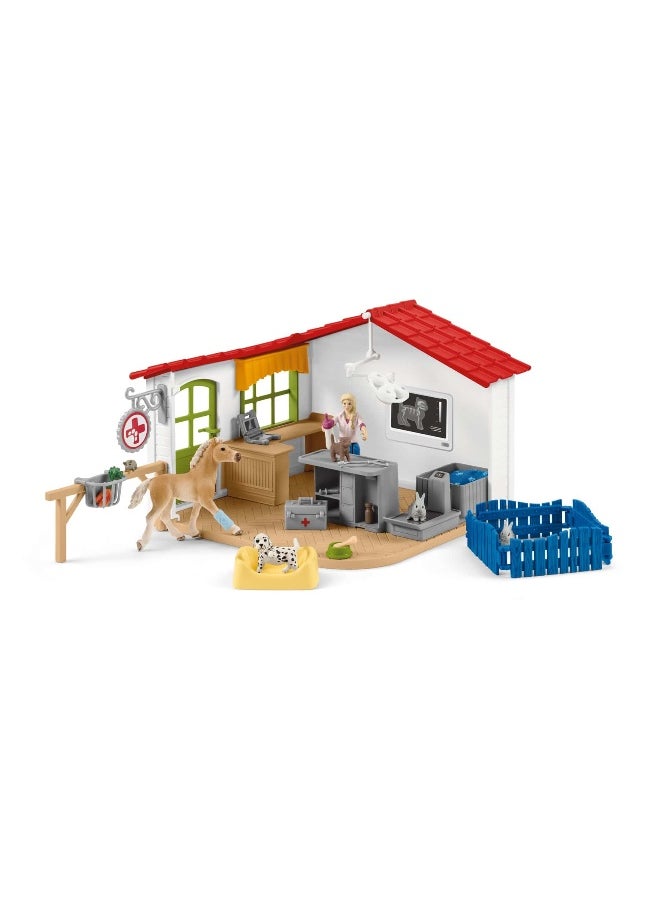 Schleich Veterinarian Practice with Pets Set