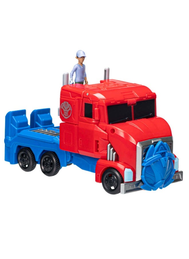 Earthspark Spin Changer Optimus Prime & Robby Malto Figures