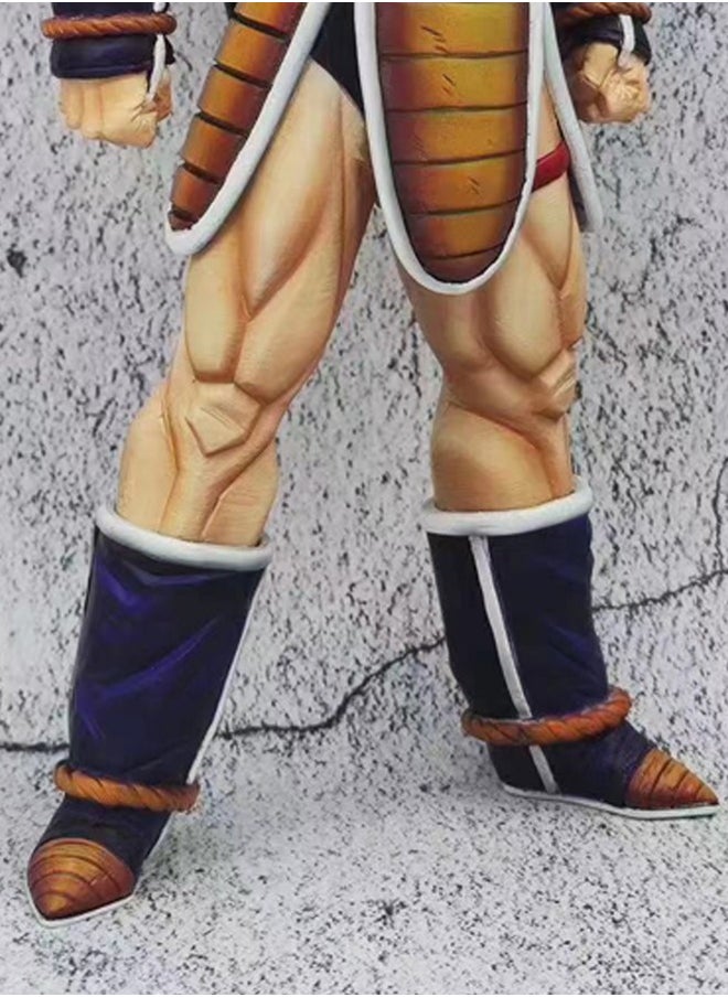 Dragon Ball Raditz Action Figure Decorative Resin Sculpture Home Decor Statue, Art Figurine Home Ornament Decoration for Office, Living Room, Bedroom, Book Shelf, TV Cabinet, Desktop