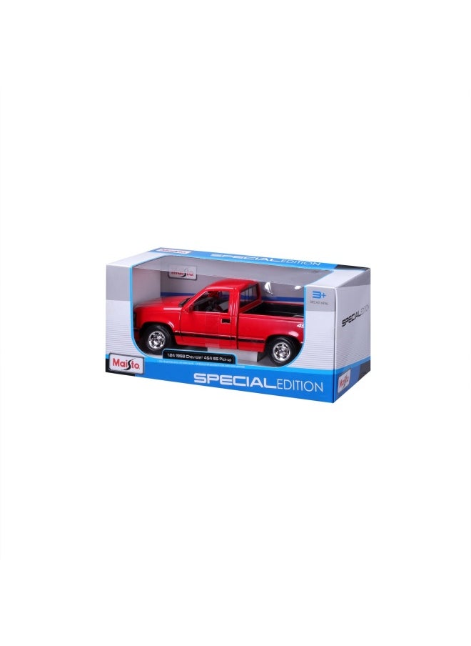 Maisto Chevrolet 454 SS Pick-up from 1993 Diecast Car (1:24, Red)