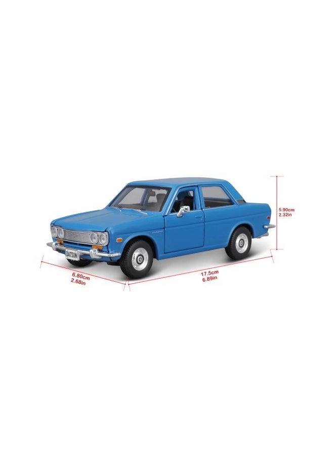 Maisto Datsun 510 Diecast Model Car (1:24, Blue)