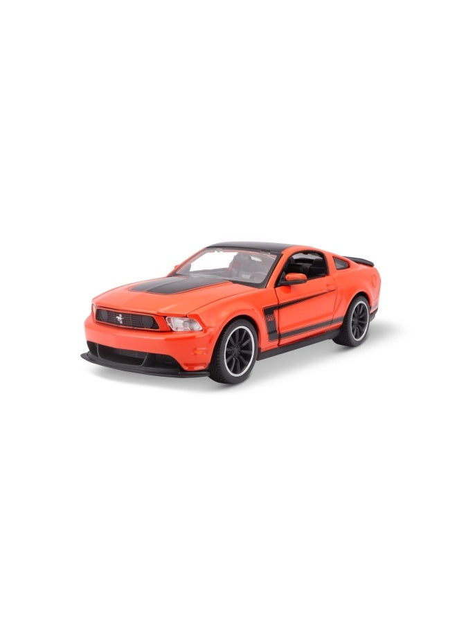 Maisto Ford Mustang Boss 302 Diecast Model Car (1:24, Orange)