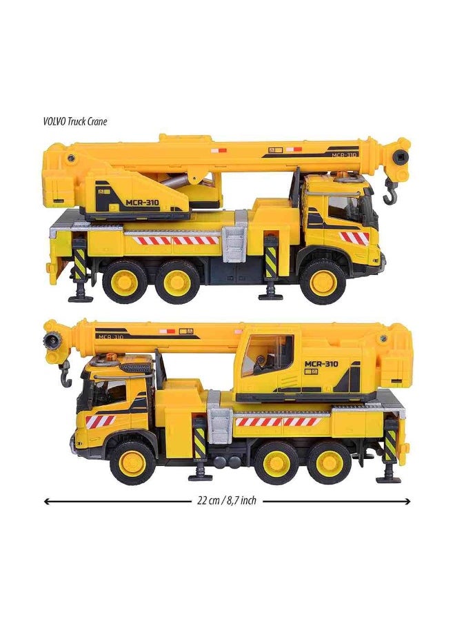 Volve Truck Crane Vehicle Toy (22 Cm)