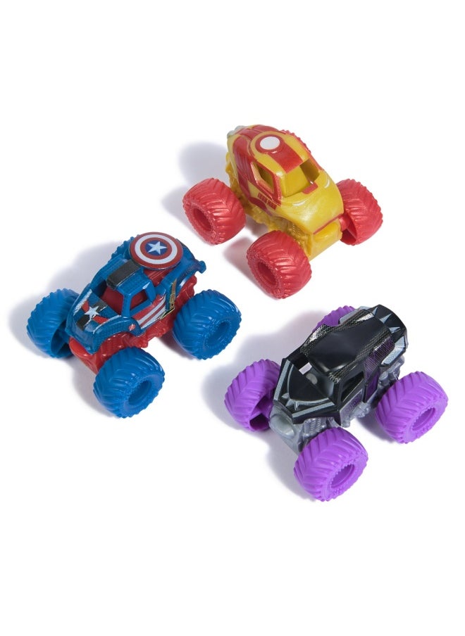 Monster Jam Marvel Mini Monster Truck 3-Pack (1:87)