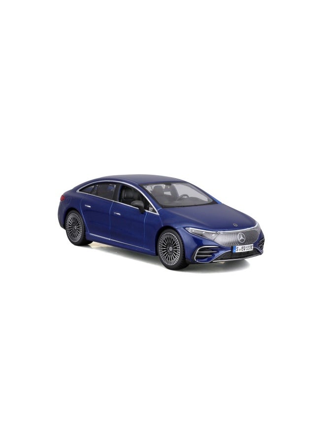 Maisto Mercedes-Benz EQS Diecast Car (1:24, Metallic Blue)