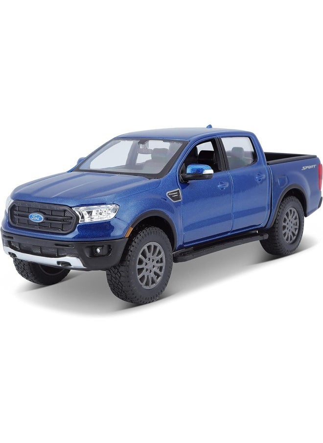 Maisto Ford Ranger 2019 Diecast Model Car (1:27, Metallic Blue)