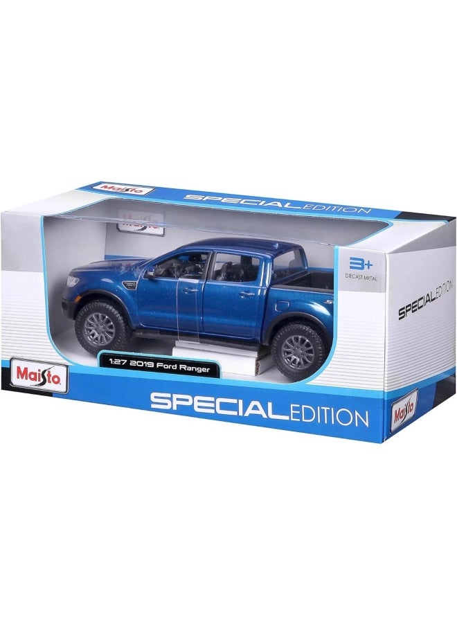 Maisto Ford Ranger 2019 Diecast Model Car (1:27, Metallic Blue)