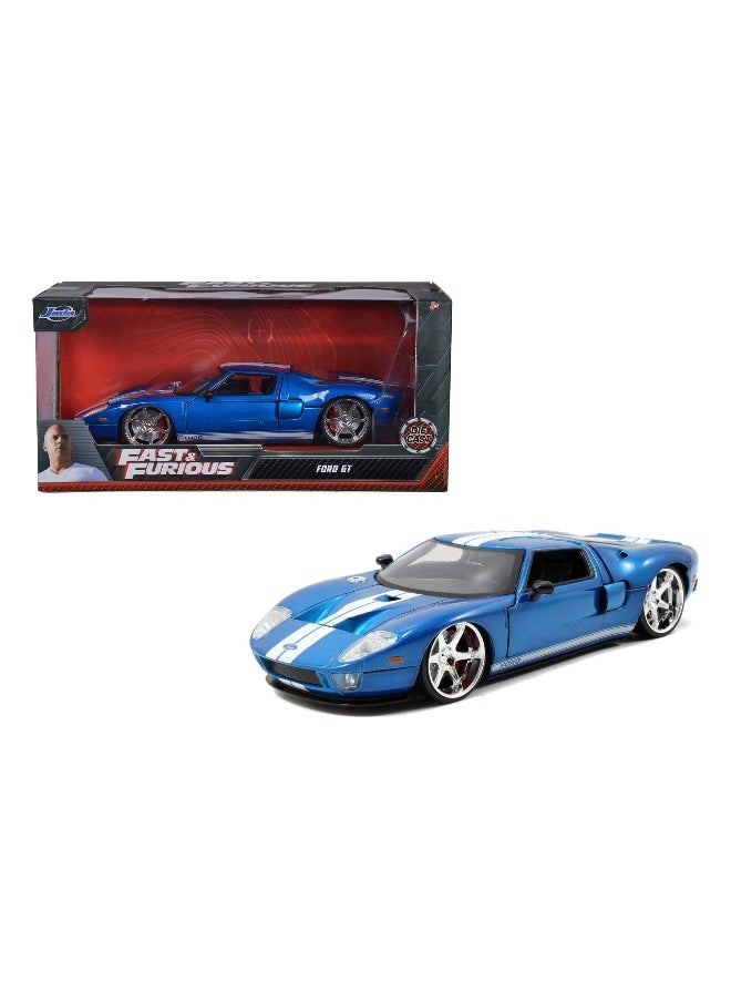 Jada Furious 7 2005 Ford GT Car (1:24, Blue)