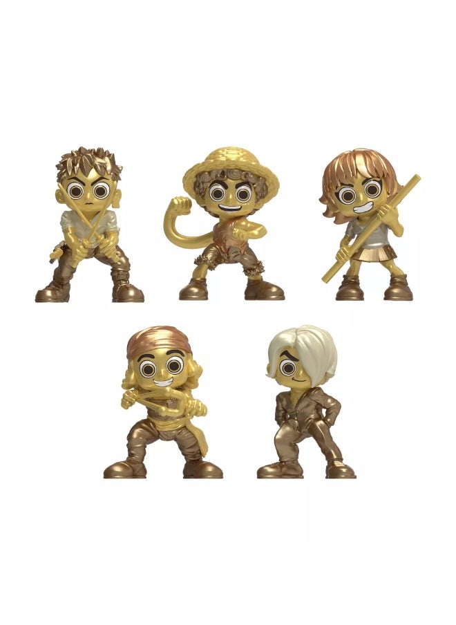 PhatMojo One Piece Treasure Chest Series 1 Gold Mini Figure 5-Piece Set ( 6.4 cm )